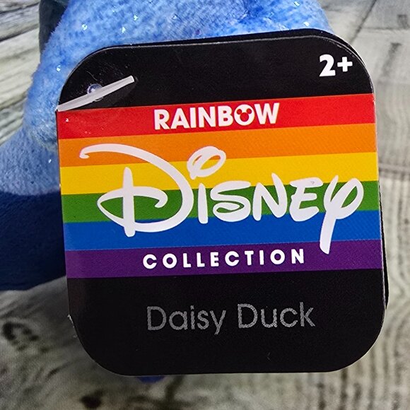 Disney Pride Plush Donald & Daisy Duck 10" Rainbow Collection NEW w/ Tags - Picture 9 of 9